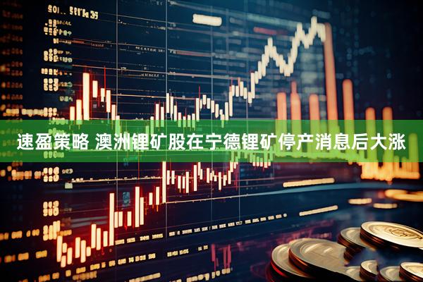 速盈策略 澳洲锂矿股在宁德锂矿停产消息后大涨